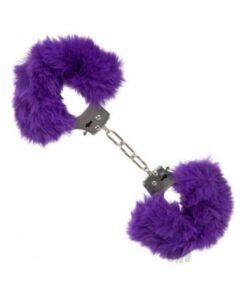 Ultra Fluffy Furry Cuffs Purple