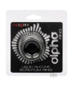Alpha Liquid Silicone Scrotum Ring Gray