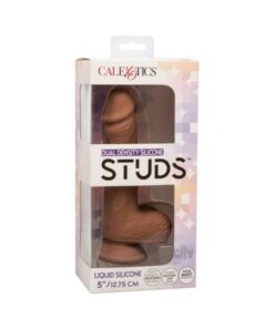 Silicone Studs Dual Dense 5 Chocolate