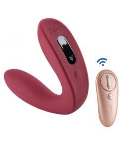Hercules Remote C-shape Vibrating Plug Red