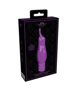 Royal Gems - Sparkle - Silicone Rechargeable Bullet - Purple