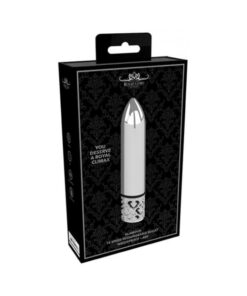 Royal Gems - Glamour - Abs Rechargeable Bullet - Silver