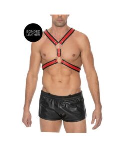 Ouch Harness Men Scott Red L/XL