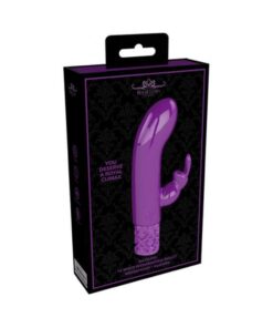 Royal Gems - Dazzling - Silicone Rechargeable Bullet - Purple