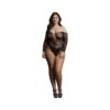 Shots Le Desir Wonder Rhinestone Bodysuit Osx Black