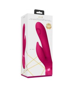 Vive - Aimi Rechargeable Triple-motor Swinging Silicone Rabbit - Pink