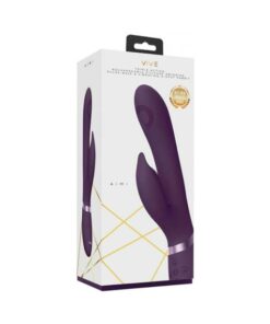 Vive - Aimi Rechargeable Triple-motor Swinging Silicone Rabbit - Purple