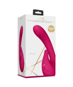 Vive - Miki Rechargeable Pulse-wave & Flickering Silicone Vibrator - Pink