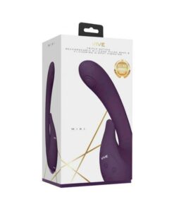 Vive - Miki Rechargeable Pulse-wave & Flickering Silicone Vibrator - Purple