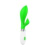 Luna Neon Achelois Ultra-soft Silicone Dual Stimulator Green