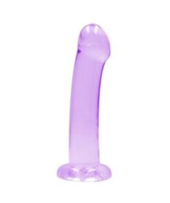 Shots Realrock Crystal Clear 7" Dildo  - Purple
