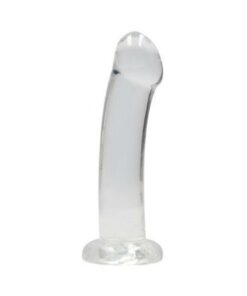 Realrock Non Realistic Dildo W Suction Cup 6.7in Transparent