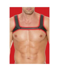 Ouch Neoprene Harness L/xl Red