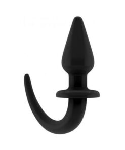 Shots Ouch Puppy Play Tail Butt Plug - Black