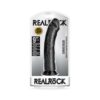 Realrock Curved Realistic Dildo With Suction Cup 9 In. Dark
