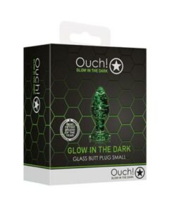 Ouch Glass Butt Plug Gitd Sm
