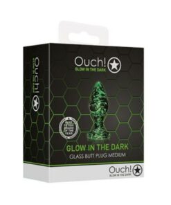 Ouch Glass Butt Plug Gitd Md