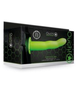 Ouch! Curved Hollow Strap-on 8 In. G.i.t.d.