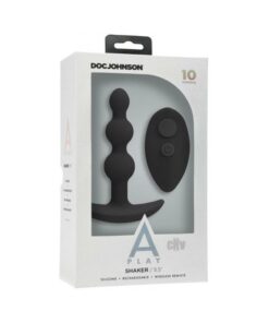 A-play Shaker Rechargeable Silicone Anal Plug With Remote