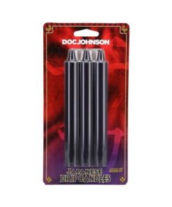 Japanese Drip Candles 3pk Black