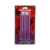 Japanese Drip Candles 3pk Purple