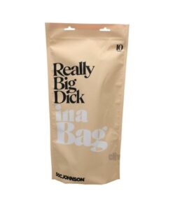 In A Bag Really Big Dick 10in Clear
