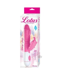 Lotus Sensual Massagers #4 Dual Stimulator Silicone Pink
