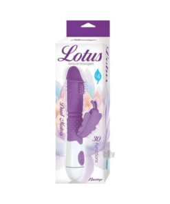 Lotus Sensual Massagers #4 Dual Stimulator Silicone Purple