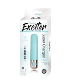 Exciter Travel Vibe Rechargeable Silicone Aqua