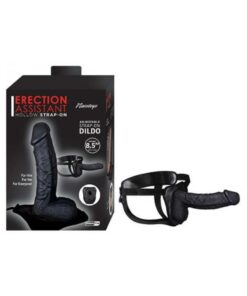 Erection Assistant Hollow Strap-on 8.5 In. Black