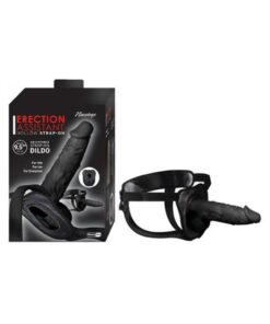 Erection Assistant Hollow Strap-on 9.5 In. Black