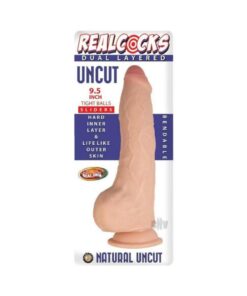 Realcocks Dual Layered Uncut Slider Tight Balls 9.5 In. Light