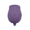 Blossom Rose Licking And Sucking Vibrator Lavender