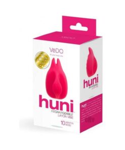 Vedo Huni Rechargeable Finger Vibe - Foxy Pink