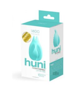 Vedo Huni Rechargeable Finger Vibe - Tease Me Turquoise