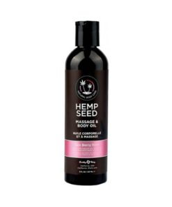 Earthly Body Massage & Body Oil - 8 Oz Zen Berry Rose