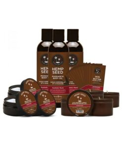 Earthly Body Hemp Seed New Fragrance Prepack In Kashmir Musk Includes: 3 Of Each Skin Butter 8 Oz.