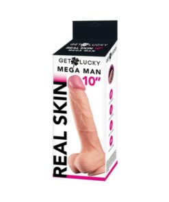 Get Lucky 10-inch Silicone Dong - Light