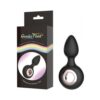 Gender Fluid Tremor Ring Plug Anal Vibe - Black