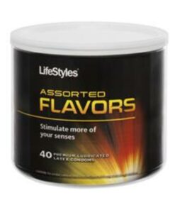 Lifestyles Condoms Assorted Flavors 40 Pieces Bowl