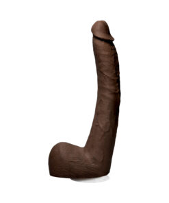 Signature Cocks Isiah Maxwell 10 Inch Ultraskyn Cock With Removable Vac-u-lock Suction Cup Chocolate