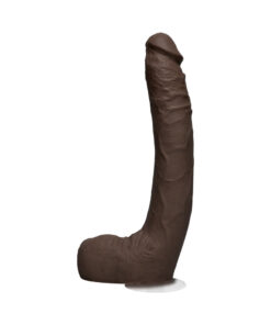 Signature Cocks Jax Slayher 10 Inch Ultraskyn Cock With Removable Vac-u-lock Suction Cup Chocolate