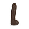 Bam Huge Realistic Cock 13 Inch - Brown