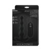 Decadence Anchors Away Anal Beads With Wire Controller Black