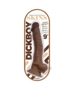 Dickboy Skins Dildo 9 In. Caramel Lovers