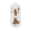 Skinsations Skinlastic Sliding Skin Dildo With Suction Base 8 In.