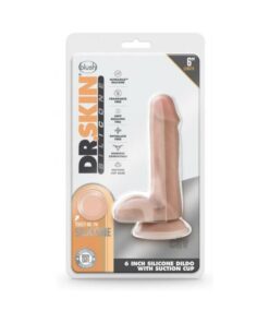 Dr. Skin Dr. Daniel Dildo With Suction Cup Silicone 6 In. Vanilla