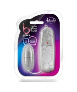 B Yours - Glitter Power Bullet - Silver