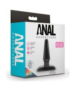 Anal Adventures - Basic Anal Plug - Small - Black