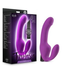 Temptasia - Cyrus - Strapless Silicone Dildo - Purple